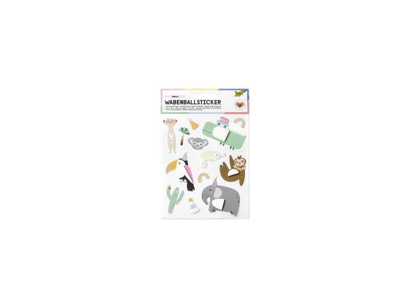 folia Sticker boule en papier DINO-MITE