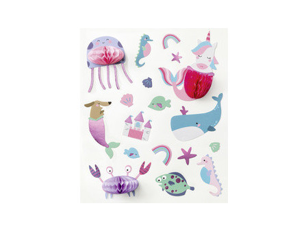 folia Sticker boule en papier DINO-MITE