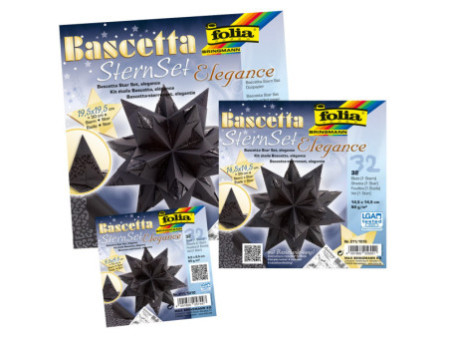 folia Feuilles de papier pliable étoile Bascetta Élégance