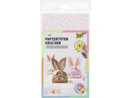 folia Set de sachets en papier 'Lapin SWEET', assorti