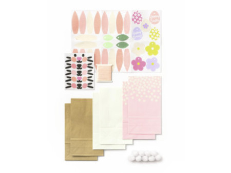 folia Set de sachets en papier 'Lapin SWEET', assorti