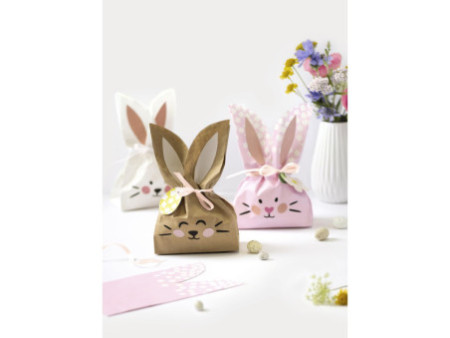 folia Set de sachets en papier 'Lapin SWEET', assorti
