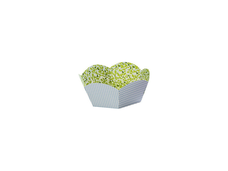 folia Panier pour cadeaux en carton imprimé, diamètre 145 mm