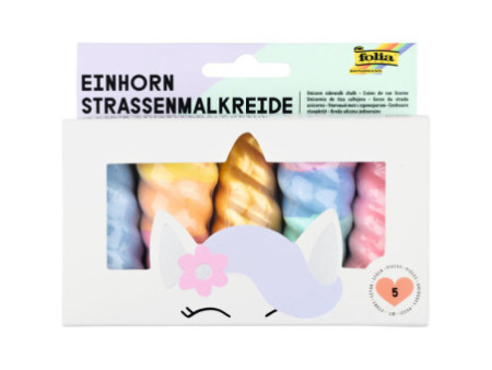 folia Craie de trottoir 'licorne', assorti