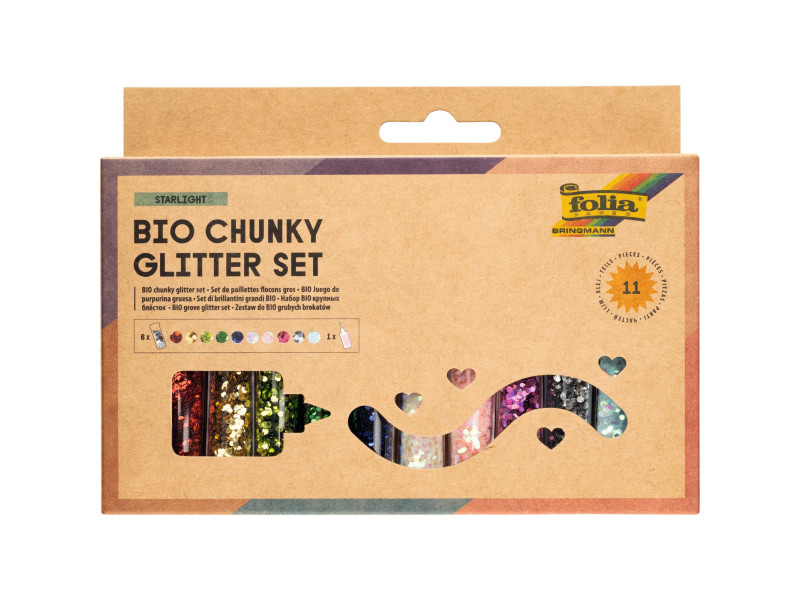 folia Set de grandes paillettes BIO Starlight