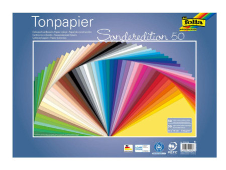 folia Papier de couleur édition spéciale 50, (L)500x(H)700mm