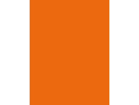 folia Papier de couleur, (L)500x(H)700mm, 130 g/m2, orange