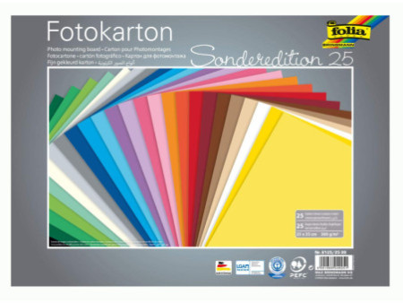 folia Carton, (L)250 x (H)350 mm, 300 g/m2, assorti