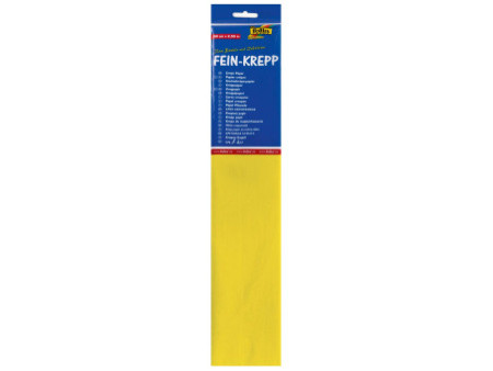 folia Papier crépon en couches, 500 mm x 2,5 m, jaune