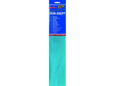 folia Papier crépon en couches, 500 mm x 2,5 m, bleu clair