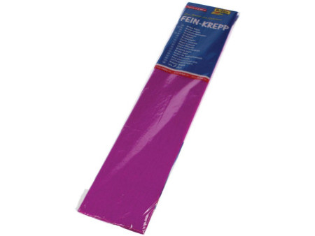 folia Papier crépon en couches, 500 mm x 2,5 m, primevière