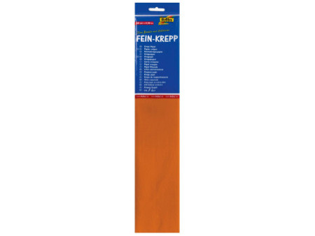 folia Papier crépon en couches, 500mmx2,5m, orange rougeâtre