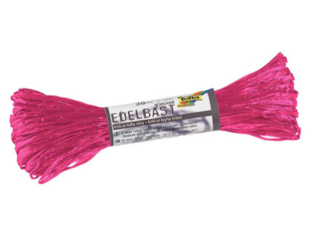 folia Raphia synthétique, bobine de 30 m, éosine