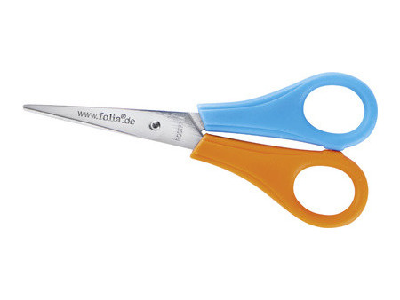 folia Ciseaux pour enfants, pointu, pour gauchers, 135 mm