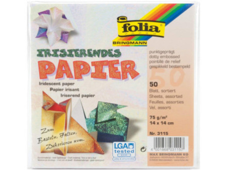 folia Feuille à plier Crispy Origami Paper, gaufrage points