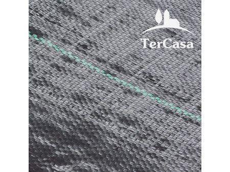 TerCasa Toile anti mauvaises herbes, 2 x 10 m, noir