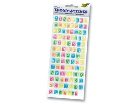 folia Sticker époxy ABC, effet 3D