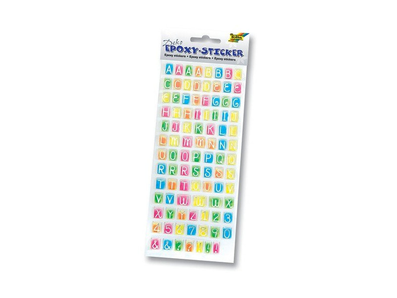 folia Sticker époxy ABC, effet 3D