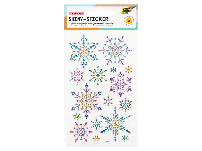 folia Sticker brillant SNOWFLAKE