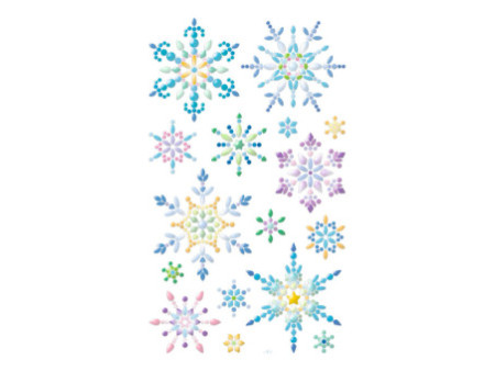 folia Sticker brillant SNOWFLAKE
