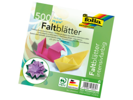 folia Feuille de papier à plier MINI, 50 x 50 mm