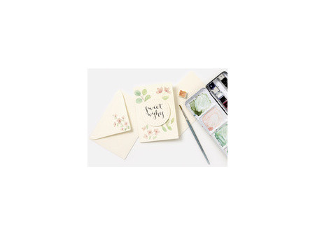 folia Kit de cartes pliantes, 105 x 150 mm, vieux rose