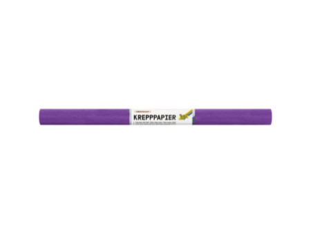 folia Rouleau de papier crépon, 500 mm x 2,5 m, violet foncé