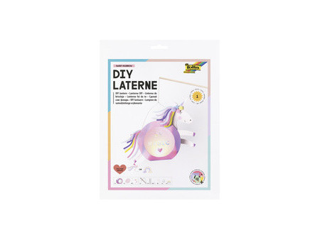 folia Kit de lanterne SWEET RAINBOW, rose irisé