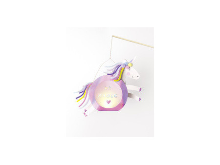 folia Kit de lanterne SWEET RAINBOW, rose irisé