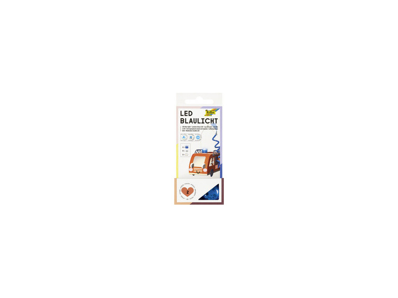 folia Gyrophare LED, incl. piles