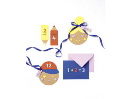 folia Sticker pailleté en caoutchouc mousse NUMBERS