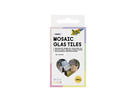 folia Carreau de verre pour mosaïque BASIC, 10 x 10 mm
