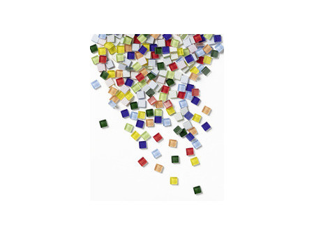folia Carreau de verre pour mosaïque IRISÉ, 10 x 10 mm