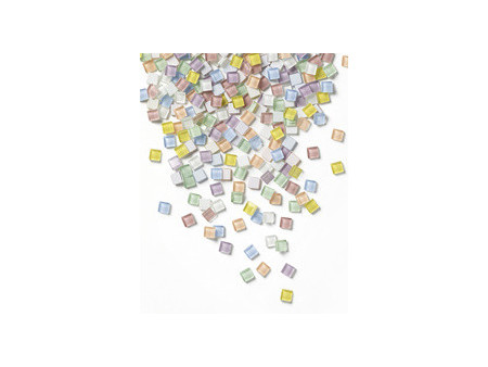 folia Carreau de verre pour mosaïque IRISÉ, 10 x 10 mm