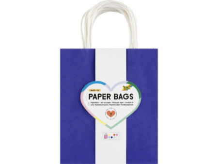 folia Sac en papier BASIC, taille: M, assorti