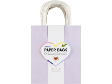 folia Sac en papier PASTEL, taille: M, assorti