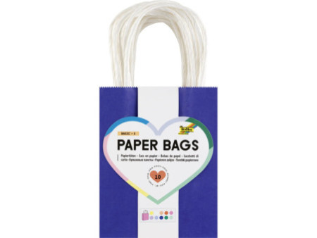 folia Sac en papier BASIC, taille: S, assorti
