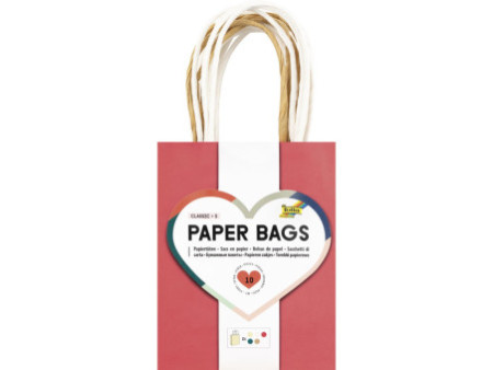 folia Sac en papier CLASSIC, taille: S, assorti