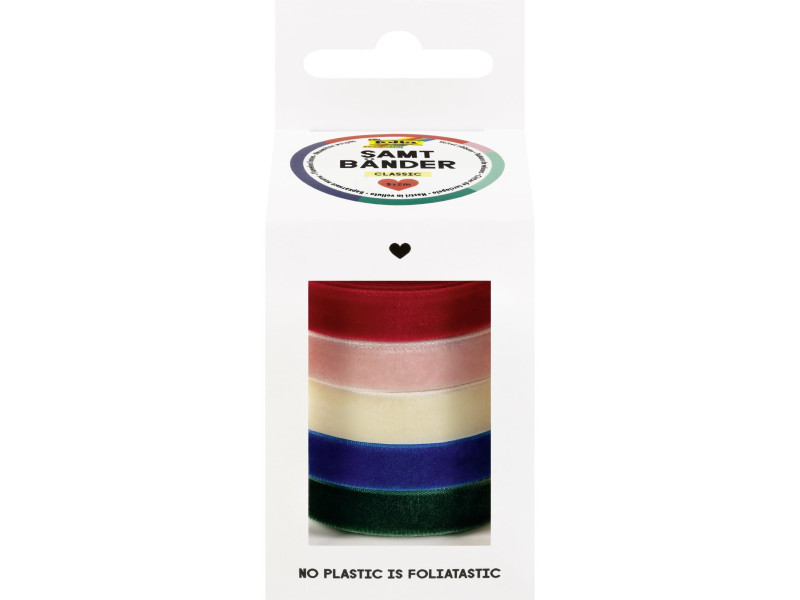 folia Jeu de rubans cadeau CLASSIC, assorti