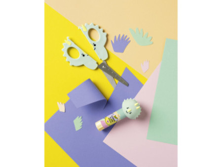 folia Ciseaux DINO, ronds, longueur: 160 mm