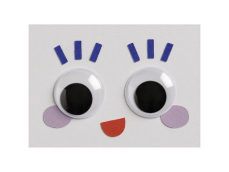 folia Oeil vacillant BASIC, taille: L, autocollant