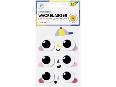 folia Oeil vacillant BASIC, taille: M, autocollant