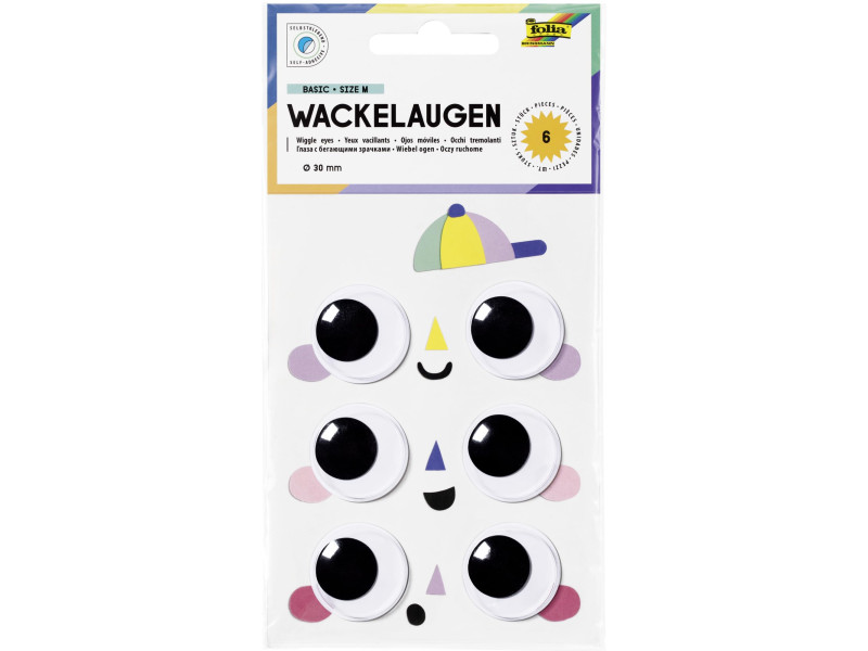 folia Oeil vacillant BASIC, taille: M, autocollant