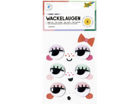 folia Oeil vacillant LASHES, taille: L, autocollant