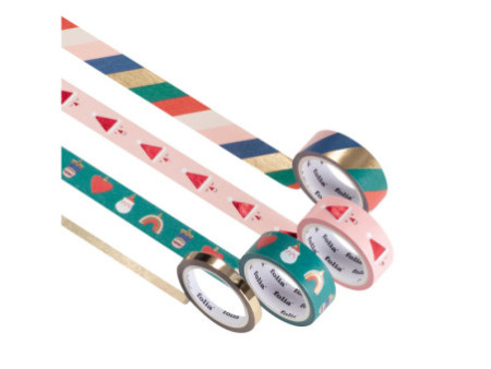 folia Ruban adhésif décoratif Washi-Tape HOTFOIL WILDLIFE