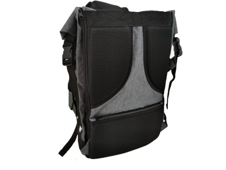 LiGHTPAK Sac à dos pour PC portable, polyester 600D, gris