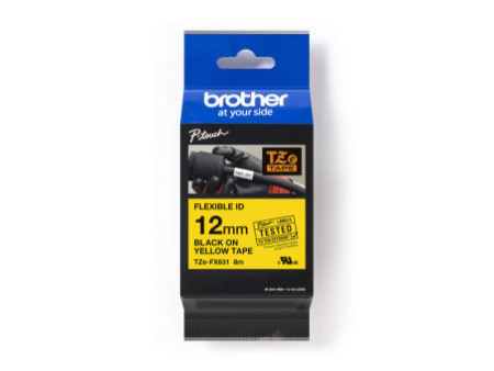 brother TZe-Tape TZe-FX631 Flexi-Tape cassette à ruban