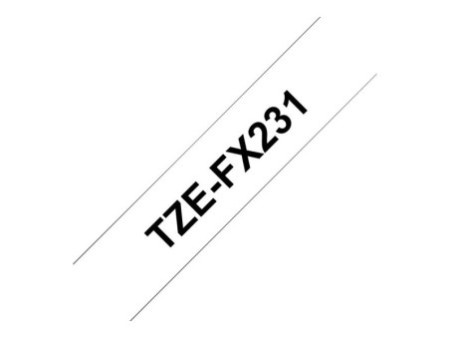 brother TZe-Tape TZe-FX231 Flexi-Tape cassette à ruban