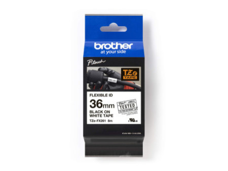 brother TZe-Tape TZe-FX261 Flexi-Tape cassette à ruban