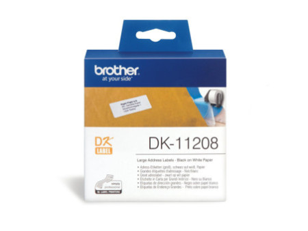 brother DK-11208 Etiquettes d'adresse, 38 x 90 mm